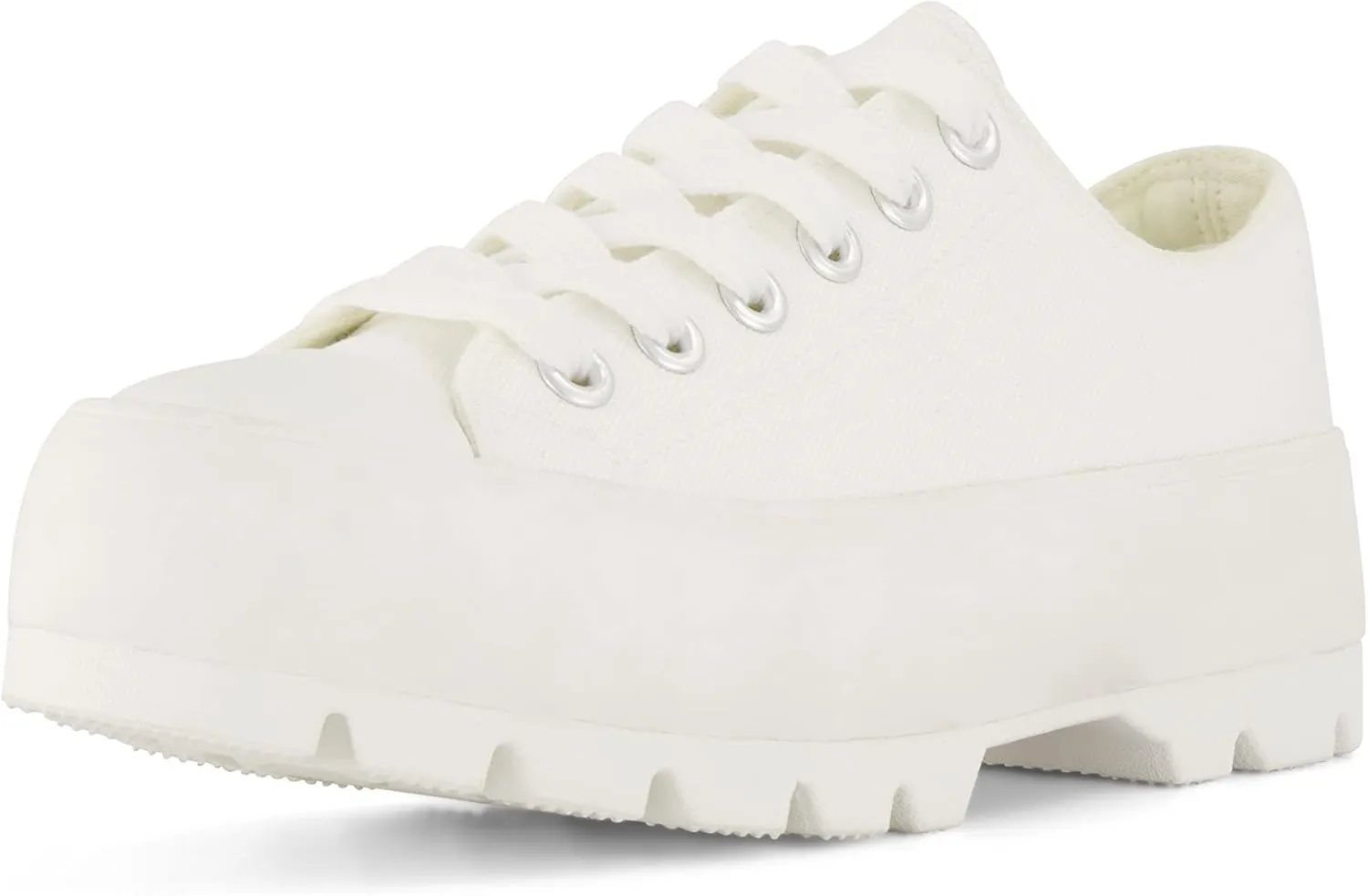 CUSHIONAIRE Women's Vasco Low top Canvas Sneaker  Memory Foam