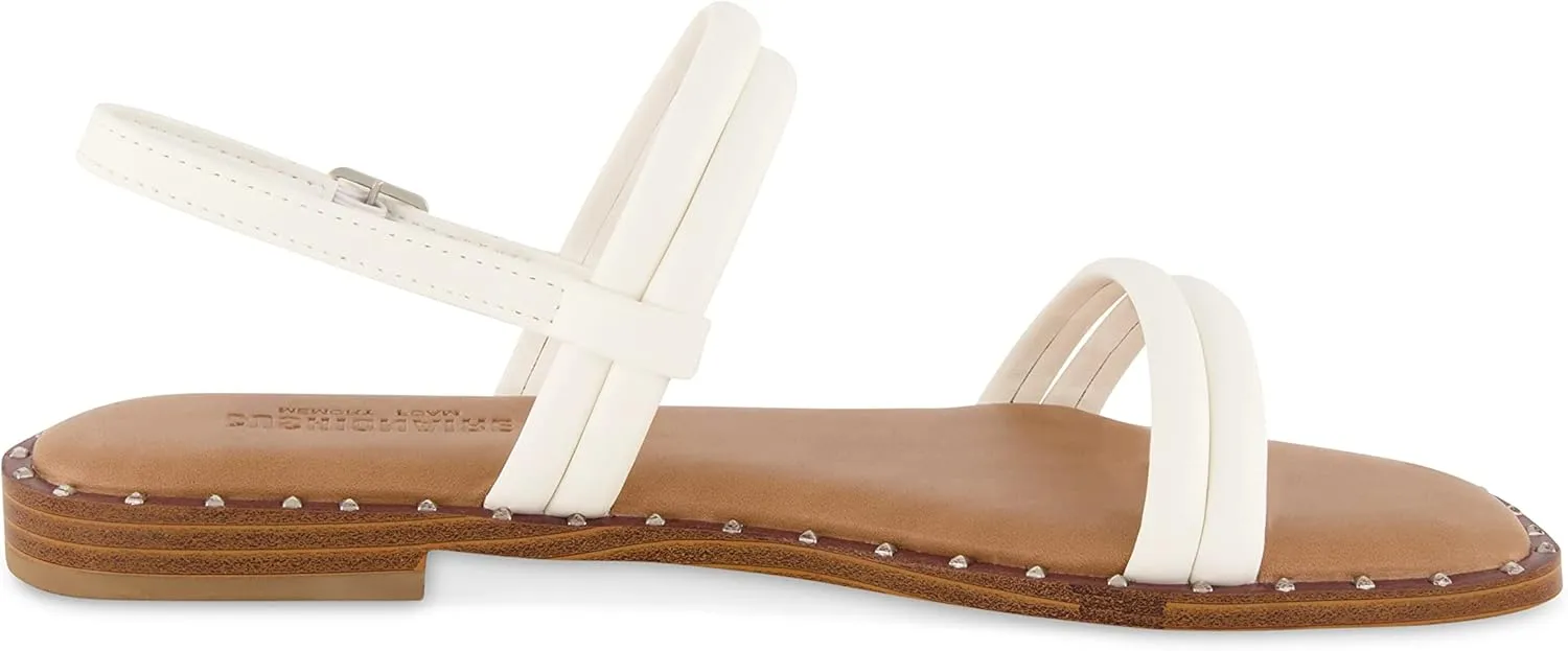 CUSHIONAIRE Women's Virgo flat sandal  Memory Foam