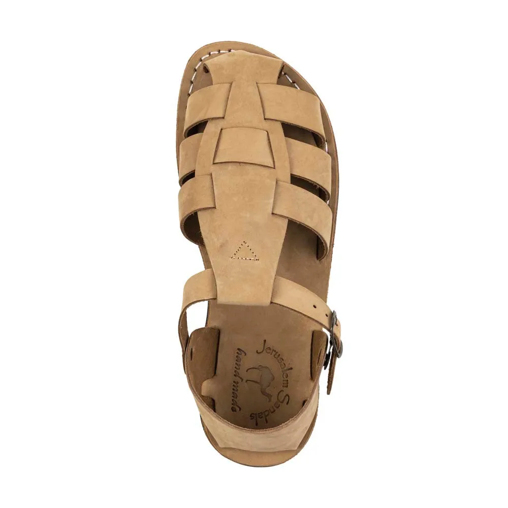 Daniel - Leather Fisherman Sport Sandal | Yellow Nubuck