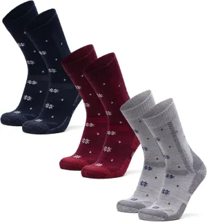 DANISH ENDURANCE Hiking Socks, Merino Wool Socks, Anti Blister, Cushioned, Breathable, Men & Women, 3-Pack