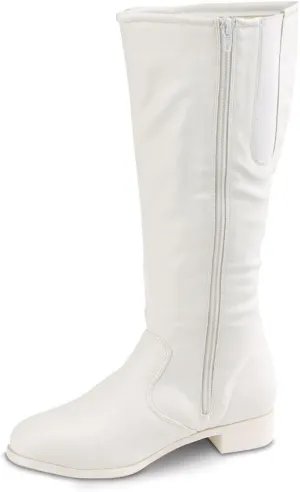 Danshuz Dallas Knee High Boots - White