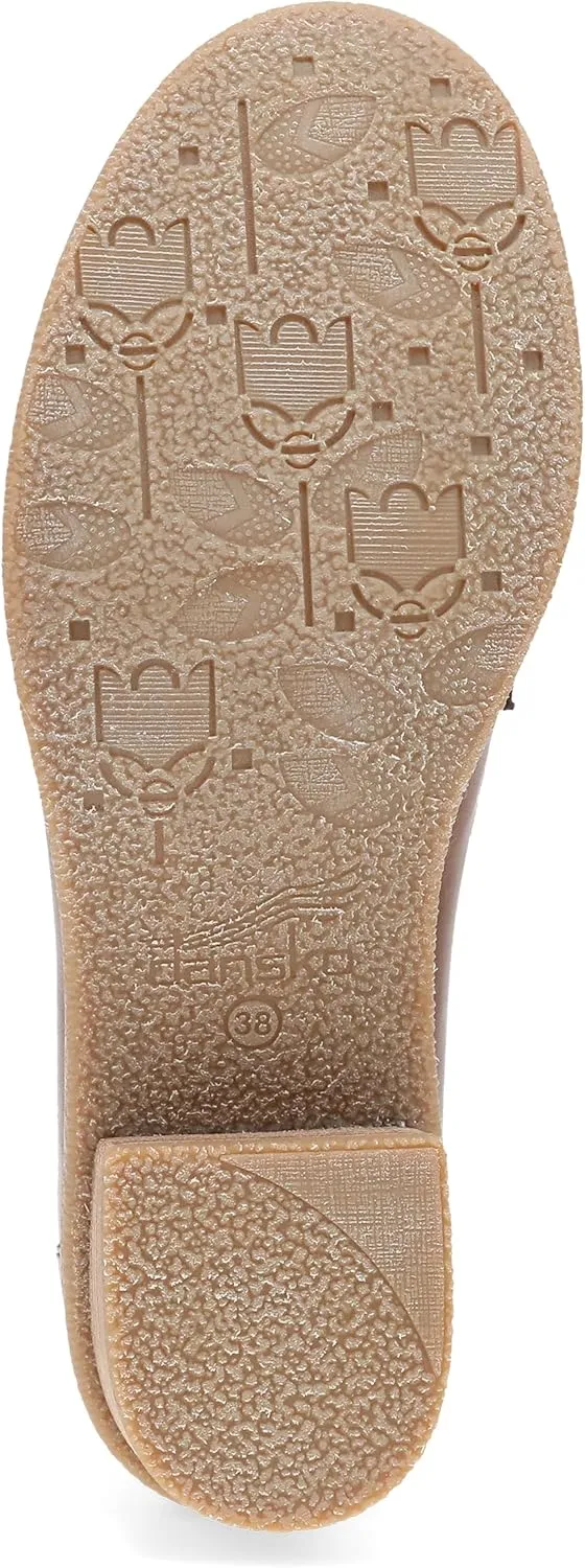 Dansko Danica Heeled Loafer for Women - Waterproof Leather with Rubber Outsole and Leather Stacked Heel for Long-Lasting Style in Any Weather