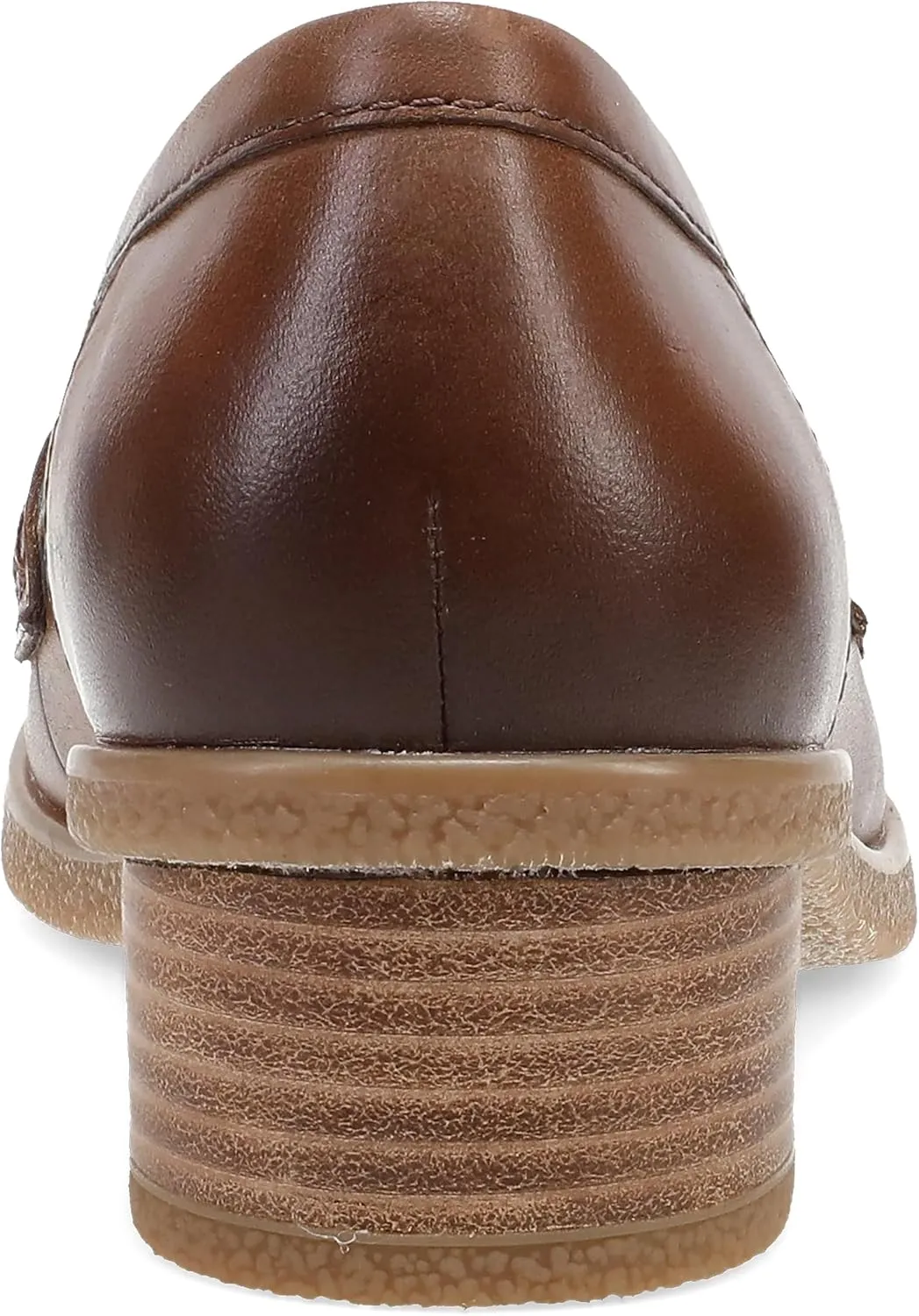 Dansko Danica Heeled Loafer for Women - Waterproof Leather with Rubber Outsole and Leather Stacked Heel for Long-Lasting Style in Any Weather