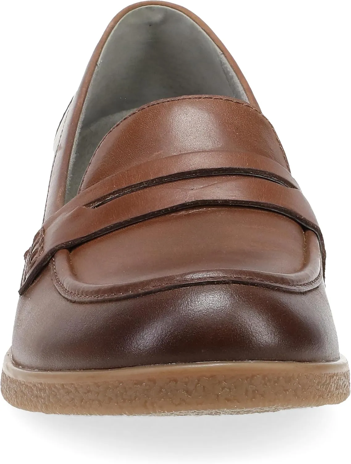 Dansko Danica Heeled Loafer for Women - Waterproof Leather with Rubber Outsole and Leather Stacked Heel for Long-Lasting Style in Any Weather