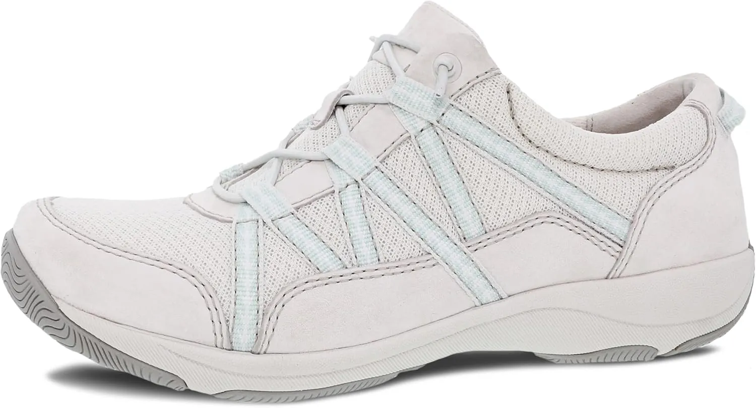 Dansko Harlyn Lightweight Sneaker for Women - Stain Resistant Leather and Nylon Uppers and Arch Support in Flexible Style