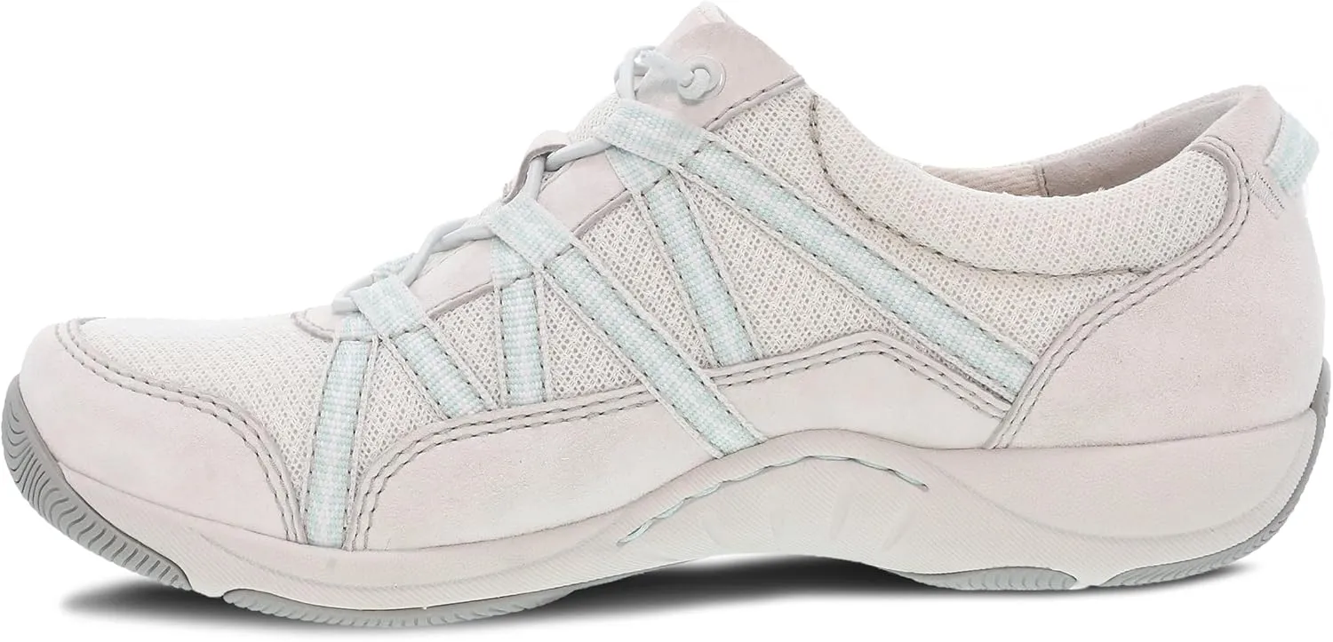 Dansko Harlyn Lightweight Sneaker for Women - Stain Resistant Leather and Nylon Uppers and Arch Support in Flexible Style