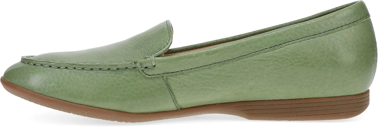 Dansko Lorri Slip-On Loafers for Women - Comfortable Flat Shoes with Arch Support - Versatile Casual to Dressy Footwear - Lightweight Rubber Outsole