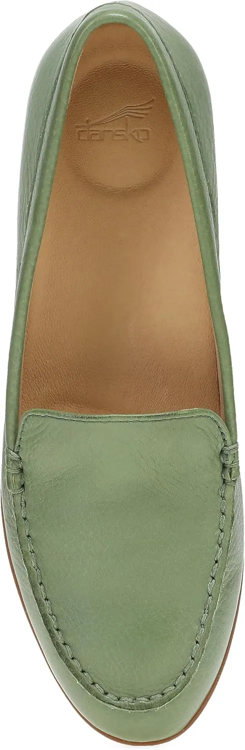 Dansko Lorri Slip-On Loafers for Women - Comfortable Flat Shoes with Arch Support - Versatile Casual to Dressy Footwear - Lightweight Rubber Outsole