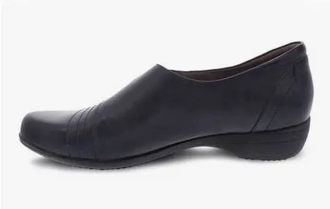 Dansko Navy Franny Burnished Calf Ladies Shoes 5500-550200