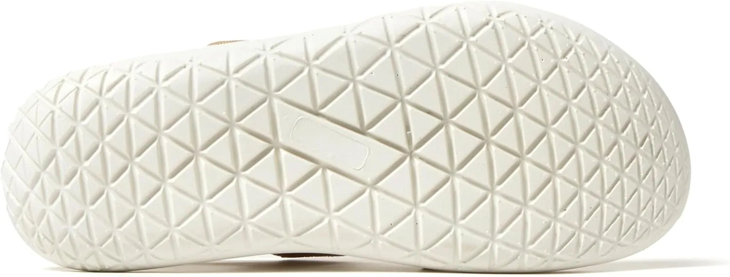 Dearfoams Women's Emilia Slip on Comfortable Cushioned Gore Lightweight Sandal Flat