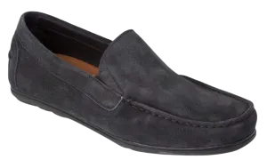 DI CHENZO Men's 4152 Anthracite Velour Leather Loafer
