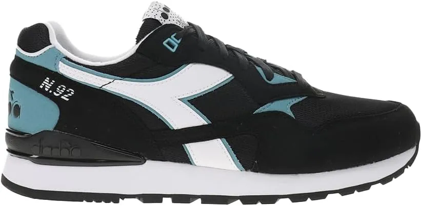 Diadora Mens N.92 Lace Up Sneakers Shoes Casual - Black, Blue