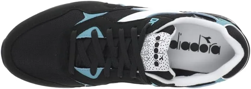 Diadora Mens N.92 Lace Up Sneakers Shoes Casual - Black, Blue