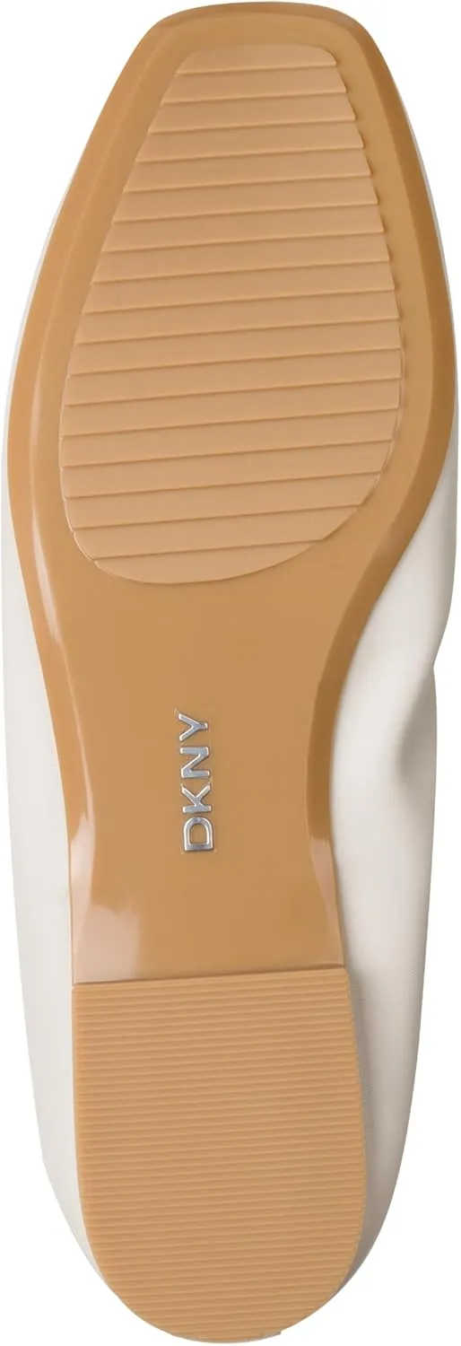 DKNY Women's Dale Ruched Ballet Flat Mule