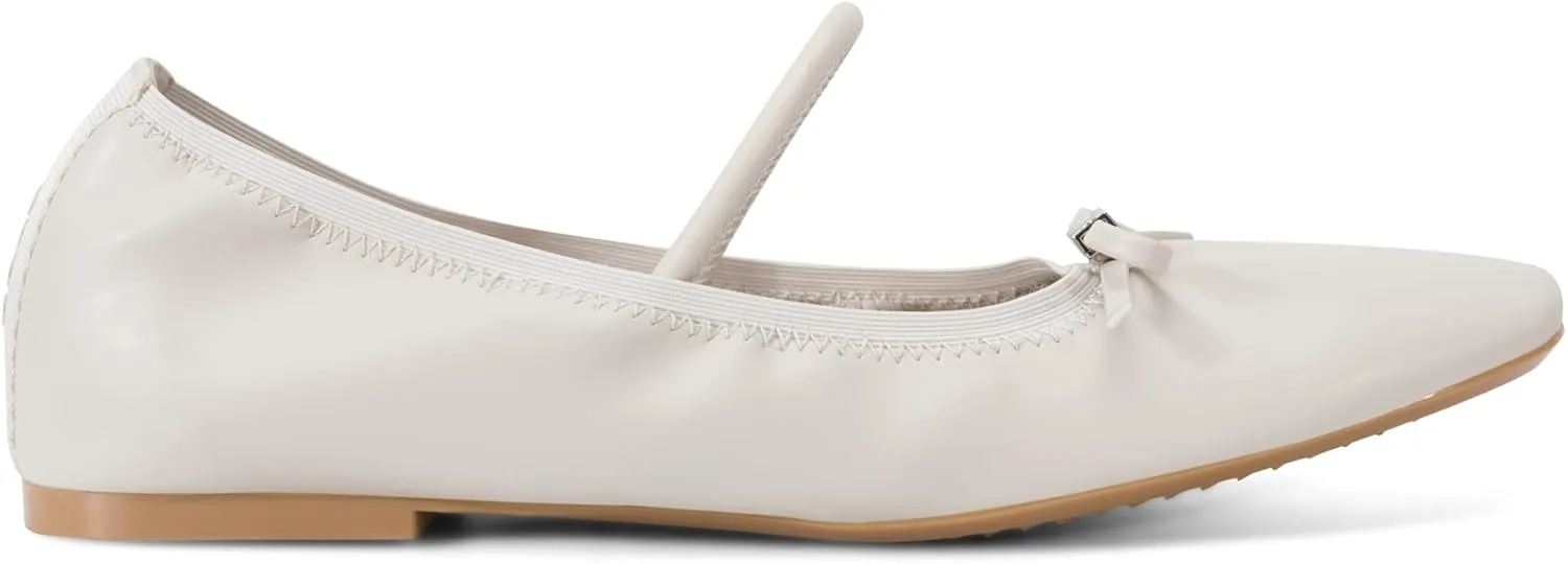 DKNY Women's Dale Ruched Ballet Flat Mule