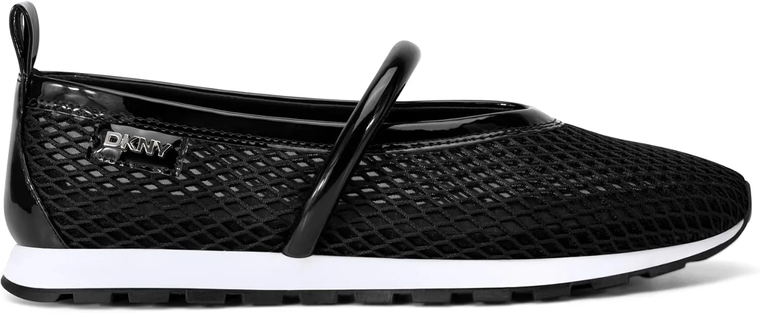 DKNY Women's Faramir Ballerina Mesh Sneaker Mule