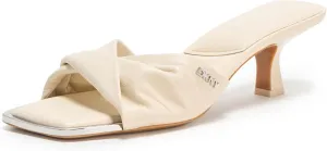 DKNY Women's Jolaine Twist Heel Sandal Mule Heeled