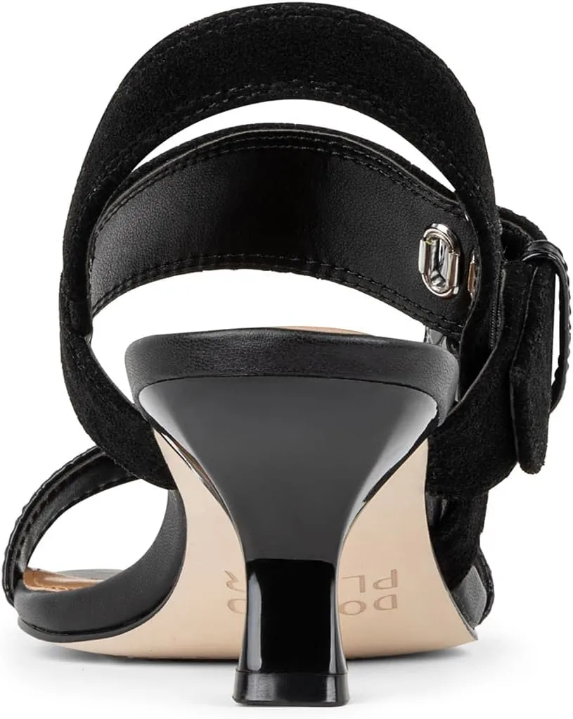 Donald J Pliner Women's Keiran Soft Metallic Brush Off Heeled Sandal