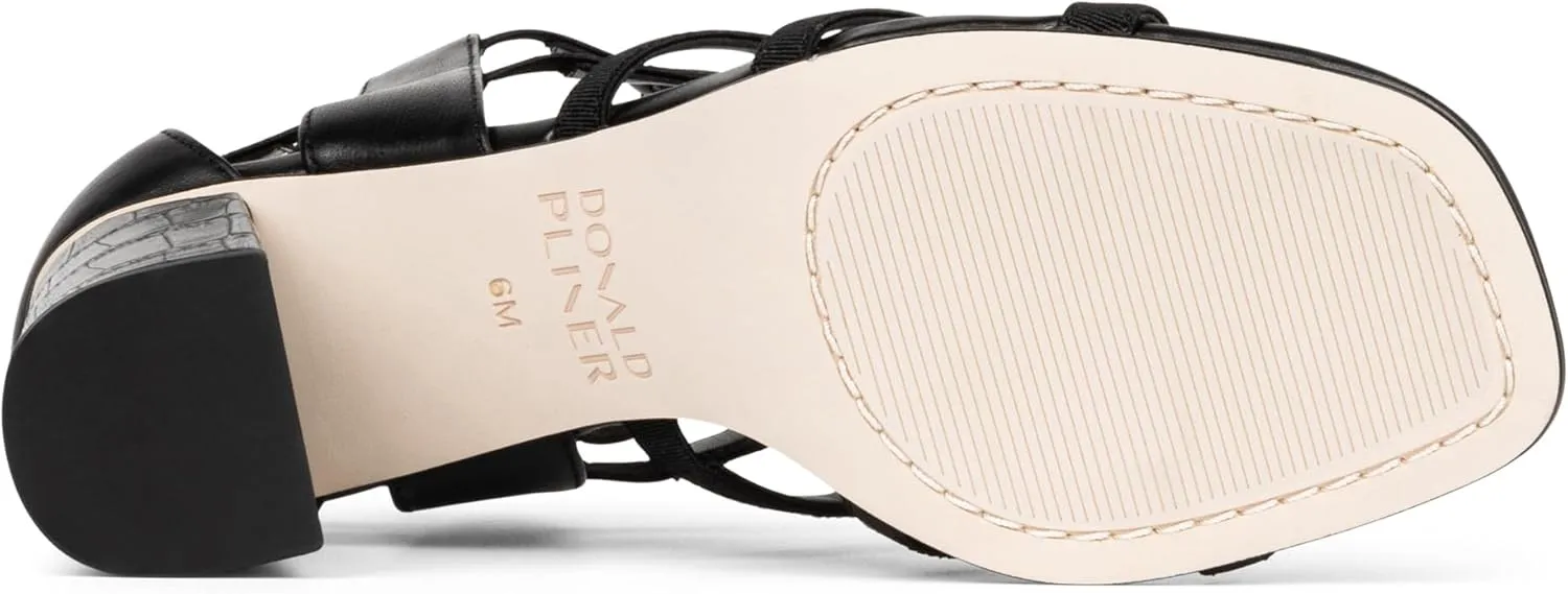 Donald J Pliner Women's Poeme Basic Elastic Heeled Sandal
