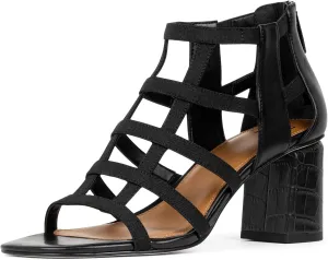Donald J Pliner Women's Poeme Basic Elastic Heeled Sandal