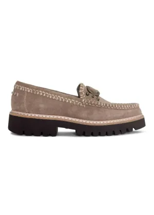 Donald Pliner Heliocs Loafer (Taupe) - Markdowns