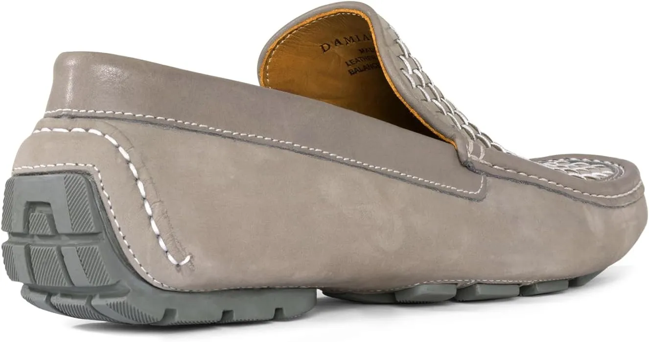 Donald Pliner Men's Damiano Woven Nubuck Driving Style Loafer