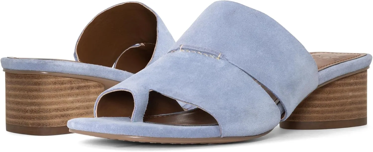 Donald Pliner Women’s MAIDEN Dress Sandals – 1.75” Heel, Comfortable Mule Sandals for Women, Heeled Sandals with Toe Ring, Open Toe Shoes for Women, Slip-On Sandals