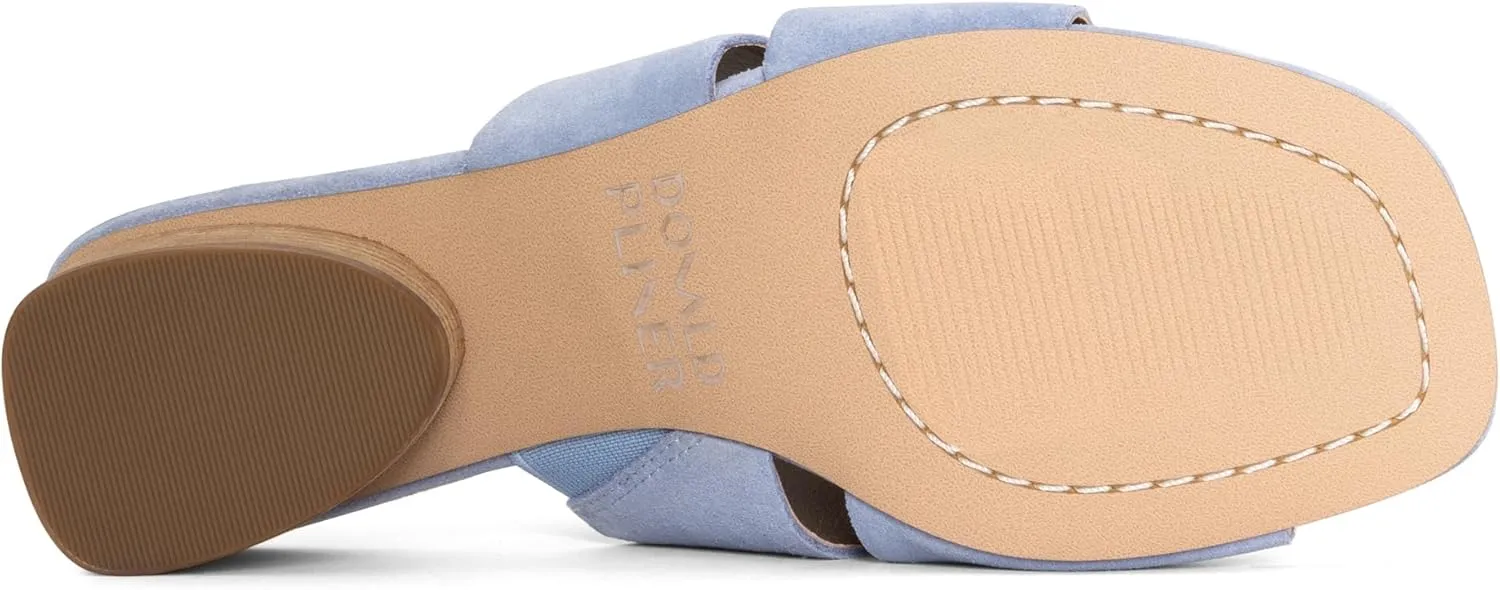 Donald Pliner Women’s MAIDEN Dress Sandals – 1.75” Heel, Comfortable Mule Sandals for Women, Heeled Sandals with Toe Ring, Open Toe Shoes for Women, Slip-On Sandals