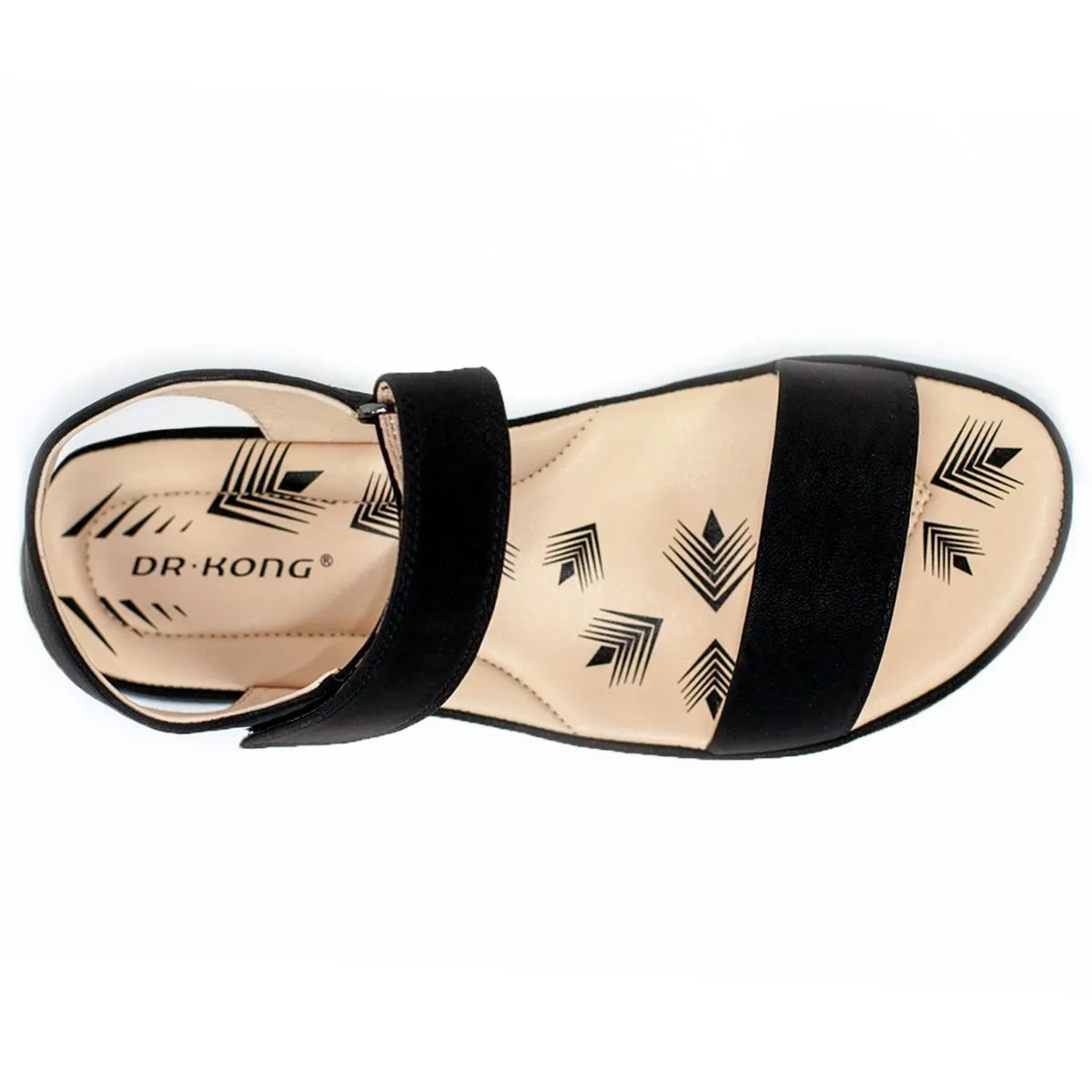 Dr Kong Karly Black Sandals