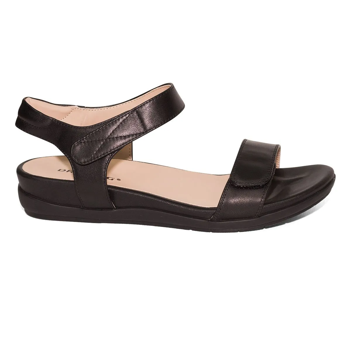 Dr Kong Sally Black Sandals