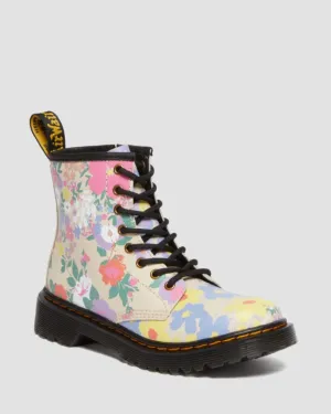 DR MARTENS Juniors Lace Boot w Zip - Floral Mash Up K Hydro