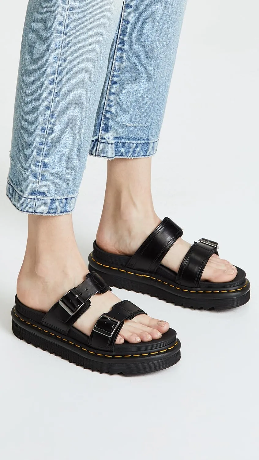 Dr. Martens Unisex Myles Black Brando Sandal
