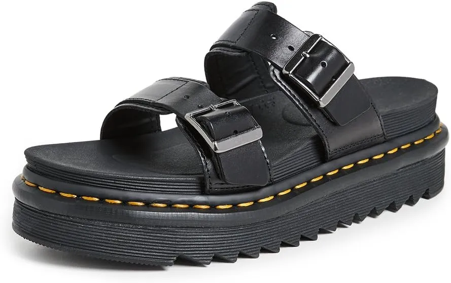 Dr. Martens Unisex Myles Black Brando Sandal