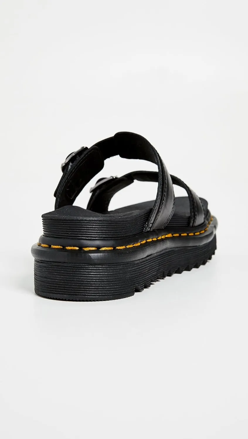 Dr. Martens Unisex Myles Black Brando Sandal