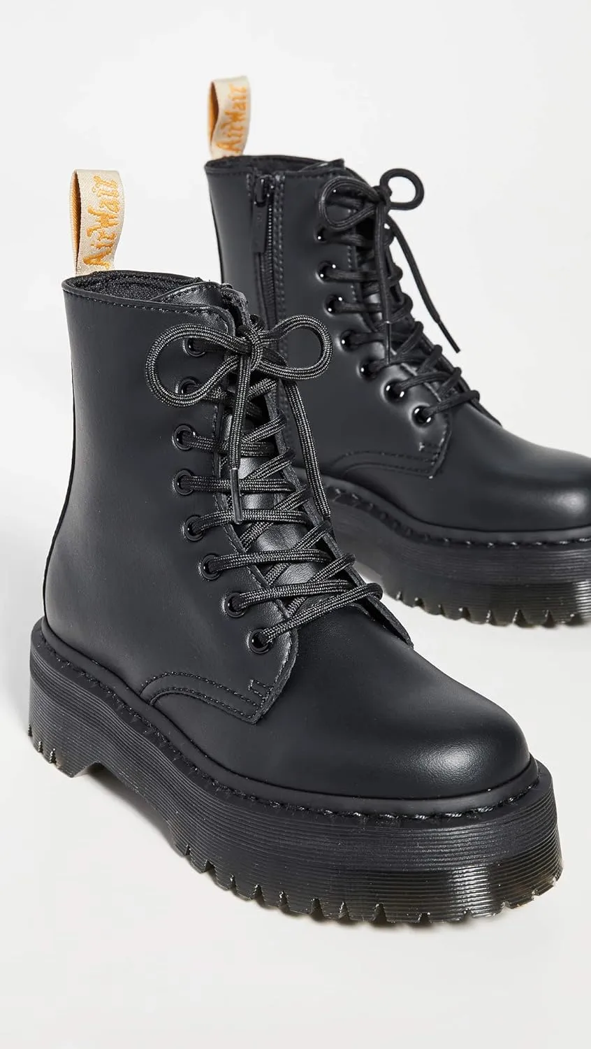 Dr. Martens, Vegan Jadon II 8-Eye Synthetic Platform Boot for Men and Women
