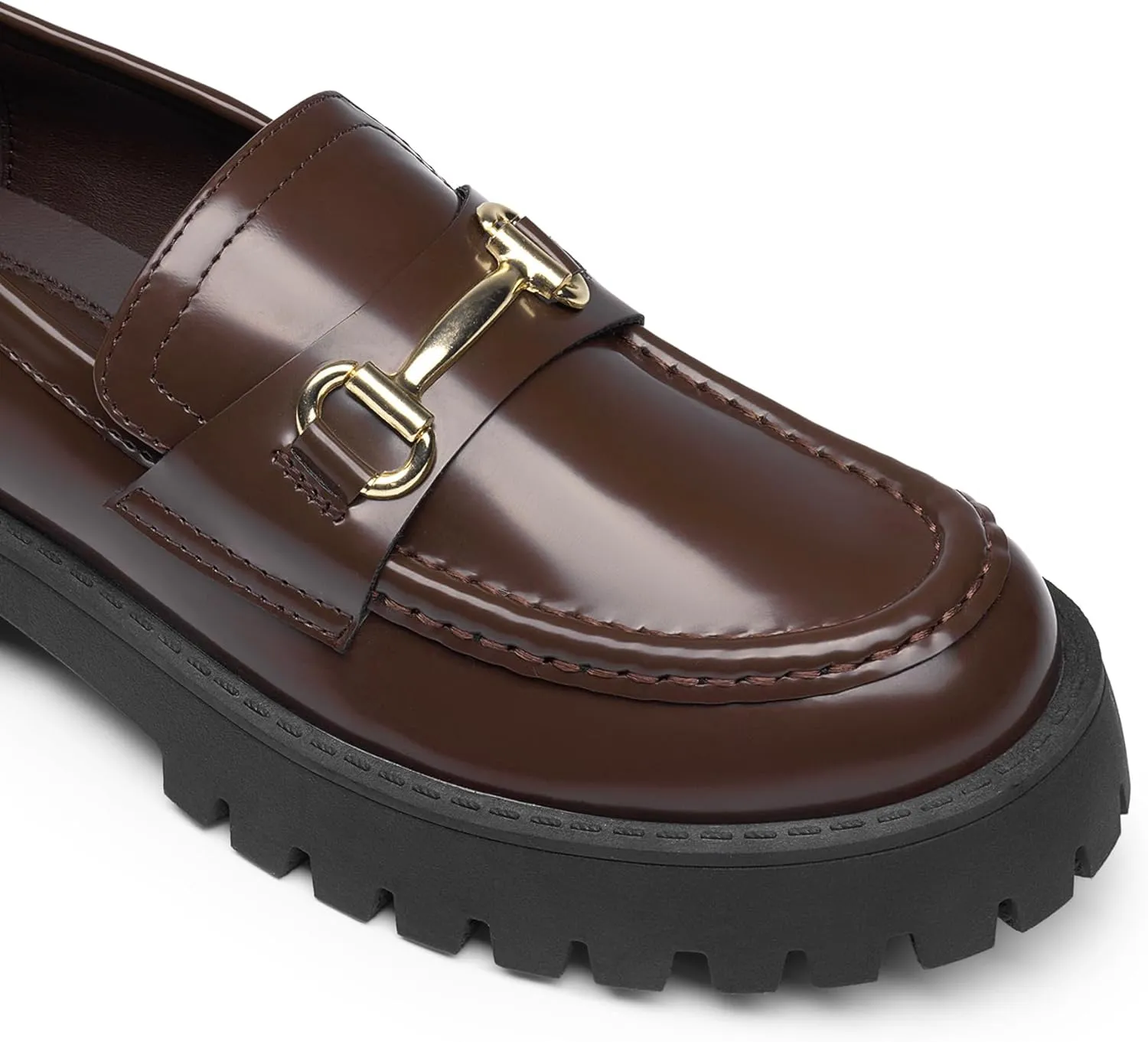 DREAM PAIRS Loafers for Women Platform Chunky Penny Loafer Slip On Casual Dressy Business Shoes with Arch Support