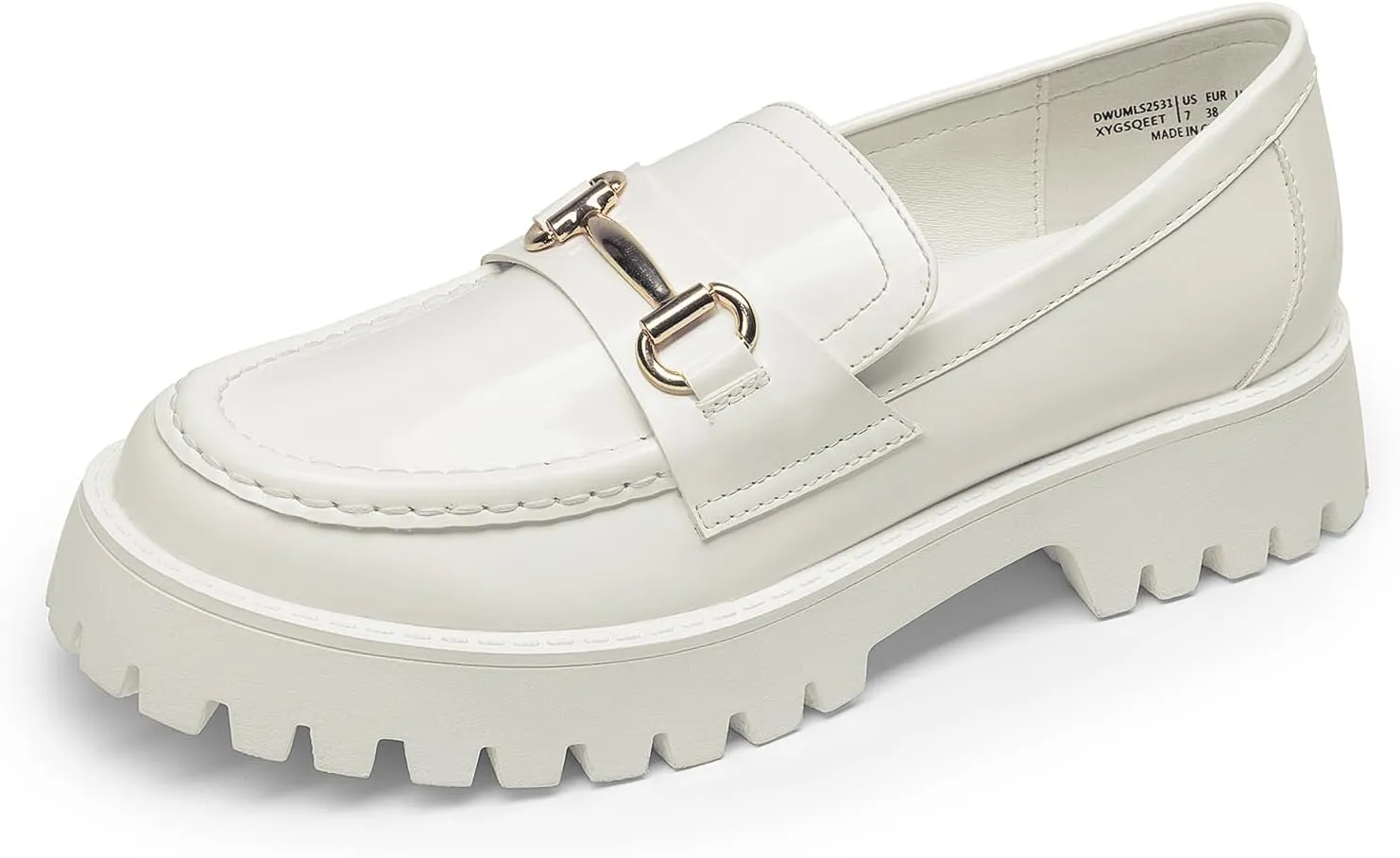 DREAM PAIRS Loafers for Women Platform Chunky Penny Loafer Slip On Casual Dressy Business Shoes with Arch Support
