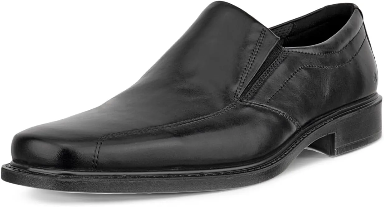 ECCO Men's New Jersey Loafer Shoes, Black, 6-6.5 M