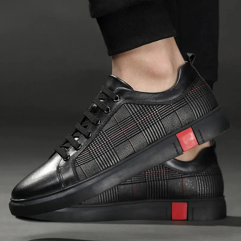 Elegante Herren Sneaker aus Leder
