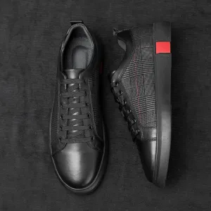 Elegante Herren Sneaker aus Leder