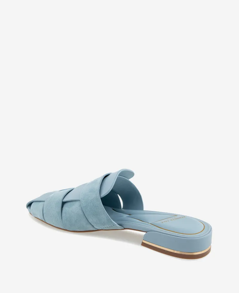 Faina Leather Fisherman Slide Sandal