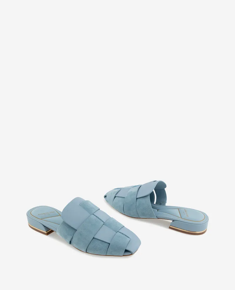 Faina Leather Fisherman Slide Sandal