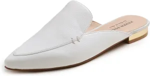 FEVERSOLE Women's Fashion Deco Mules Slip On Backless Slide Flats