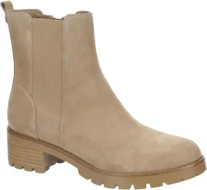 Finley - Women's Casual Slip-On Suede Lug Sole Chelsea Ankle Boots