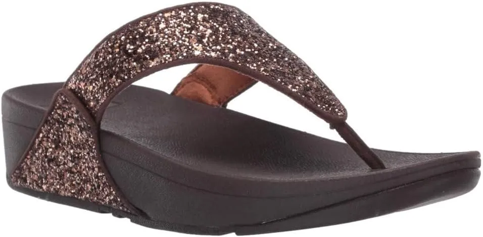 FitFlop Women's Post LULU Glitter Toe-Thongs