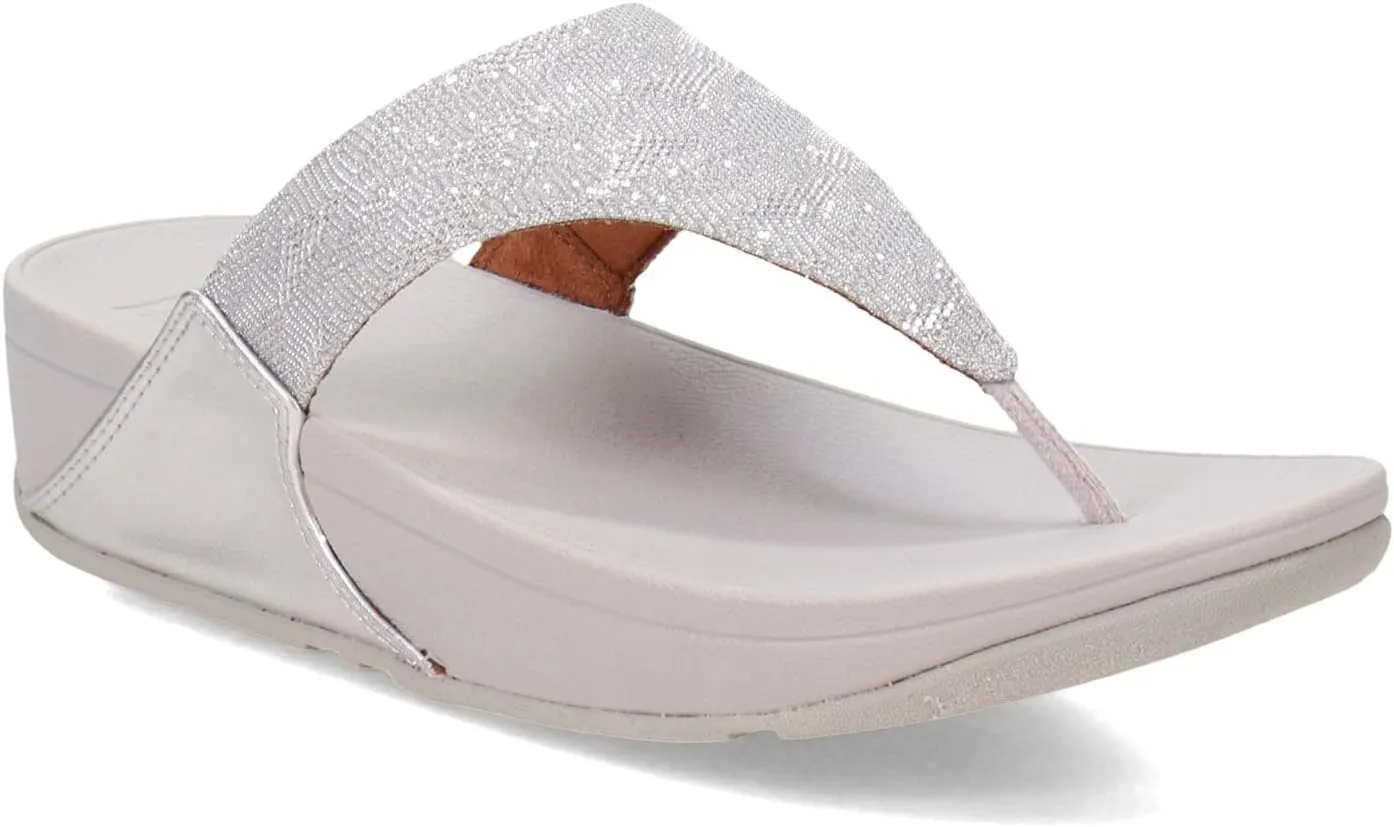 FitFlop Womens ThongLULU Glitz Toe-Post Sandals