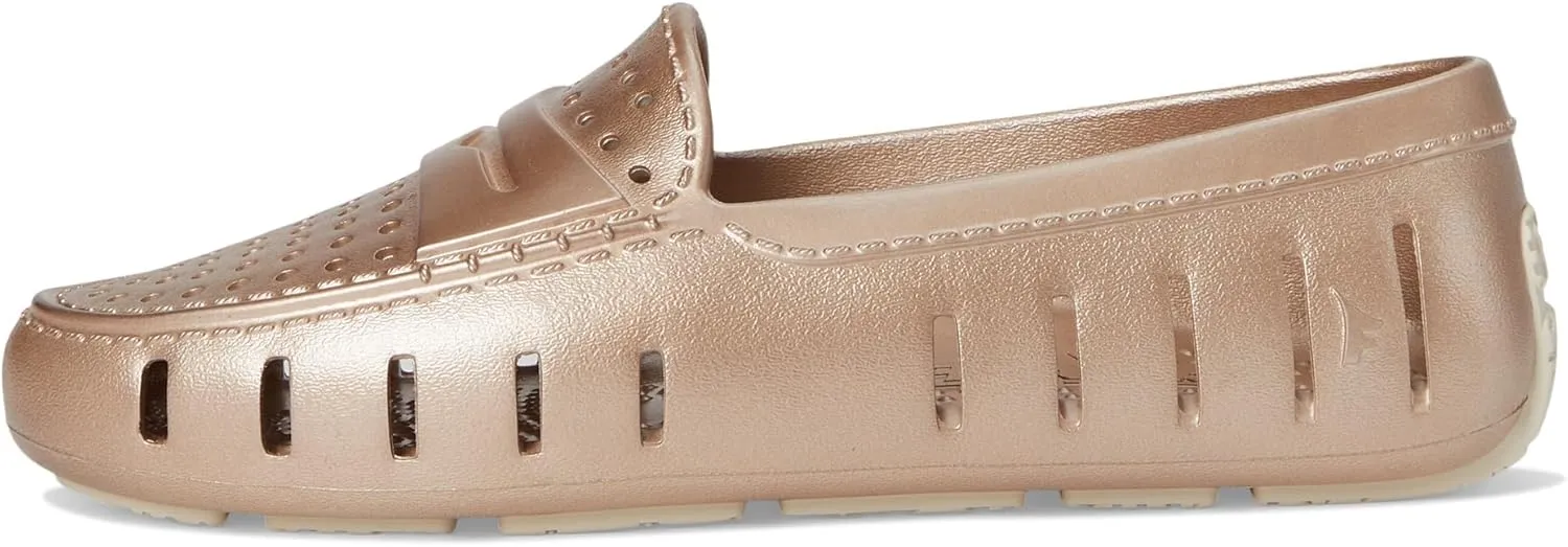Floafers Women's Metallic Posh Driver Driving Style Loafer