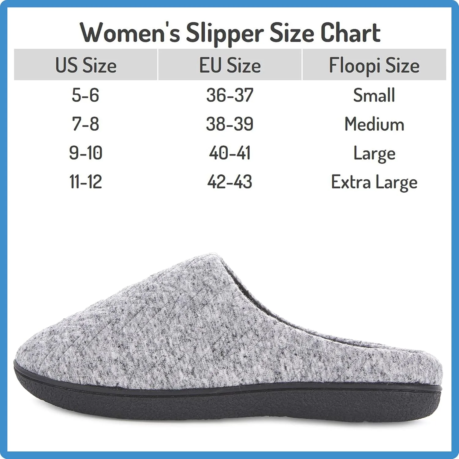 Floopi Slippers for Women Indoor Outdoor Faux Sherpa Fur W/Warm Fleece Lined Clog Slipper W/Memory Foam
