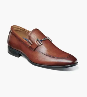 Florsheim Men's Zaffiro Moc Toe Bit Loafer Cognac