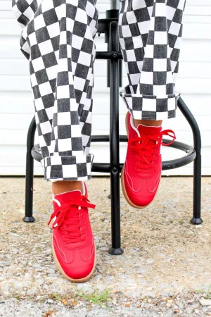 Forever Link Modern-12 Women's Low Top Lady Sneakers Lace-up Fashion Shoes
